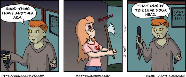 Comic graphic for 2011-01-12: On the Other Hand...