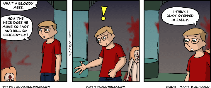 Comic graphic for 2011-01-14: More Dead Sally Clones