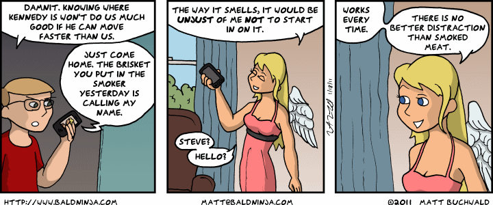 Comic graphic for 2011-01-18: The Siren Call for the Stomach