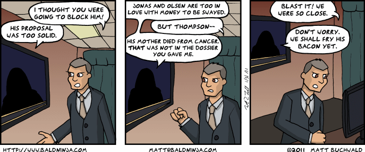 Comic graphic for 2011-01-31: Another Meeting