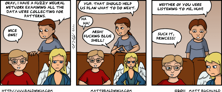 Comic graphic for 2011-02-01: Horsepower Before the Kart