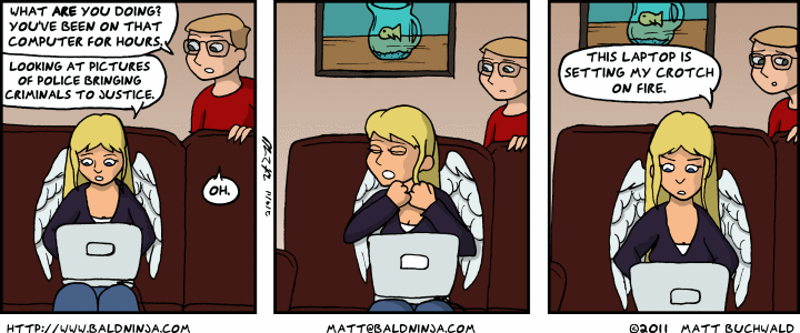 Comic graphic for 2011-02-09: It's Like Lolcats for Lara