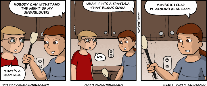 Comic graphic for 2011-02-15: Snowblower