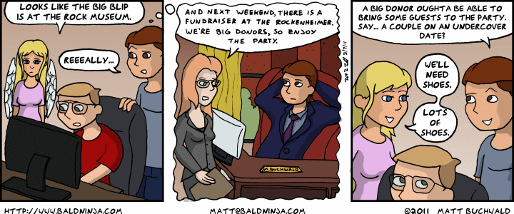Comic graphic for 2011-03-07: Party Mode Engage