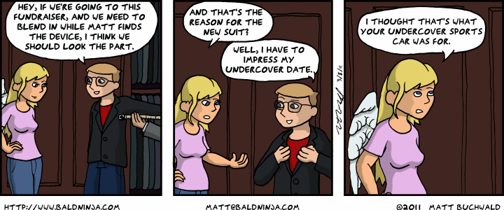 Comic graphic for 2011-03-08: Tailor Shoppe