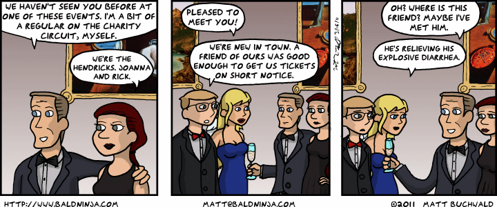 Comic graphic for 2011-03-16: Mingling