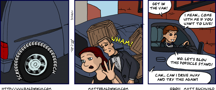 Comic graphic for 2011-03-24: Van