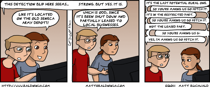 Comic graphic for 2011-03-30: Fetch