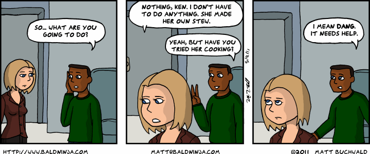 Comic graphic for 2011-05-02: Cooking