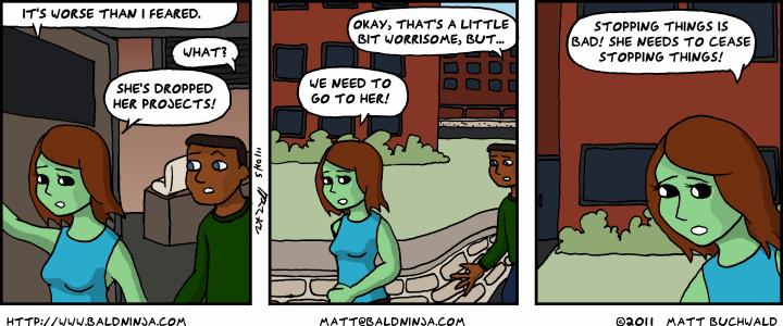 Comic graphic for 2011-05-10: More Bricks