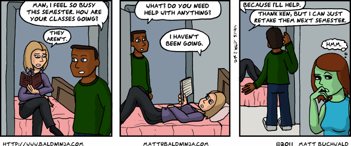 Comic graphic for 2011-05-12: Approach