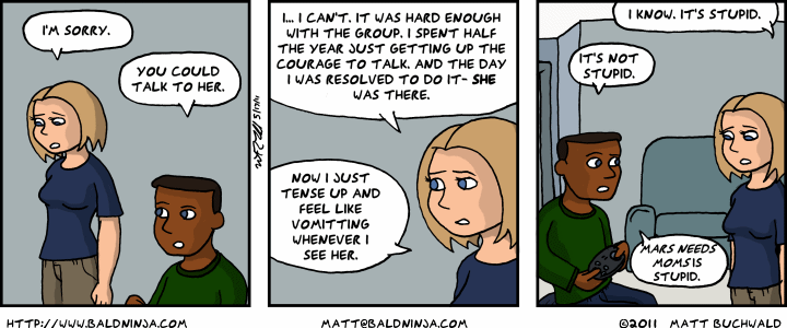 Comic graphic for 2011-05-17: Talking