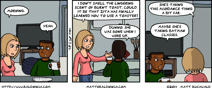 Comic graphic for 2011-05-19: Advanced Course Offerings