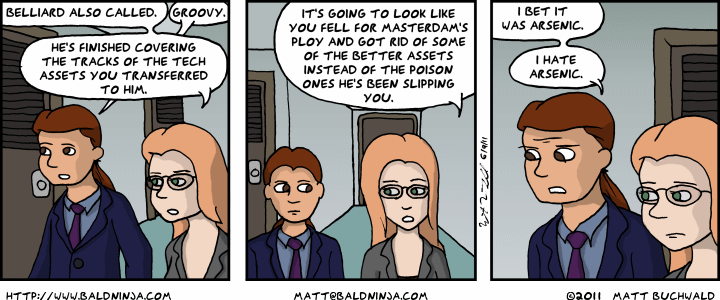 Comic graphic for 2011-06-09: The ol' Switch and Bait