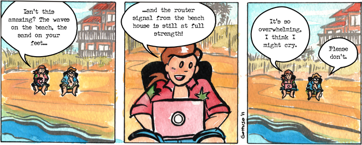 Comic graphic for 2011-07-09: Signal Strength