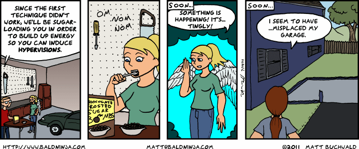Comic graphic for 2011-07-14: Garage
