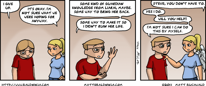 Comic graphic for 2011-07-20: Not What He Hoped For