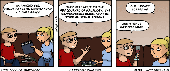 Comic graphic for 2011-07-26: Booklist