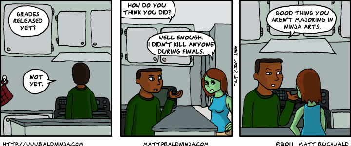 Comic graphic for 2011-08-11: No Killings