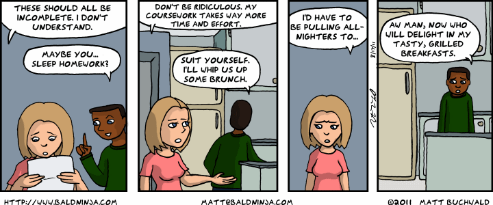 Comic graphic for 2011-08-17: Time Requirements