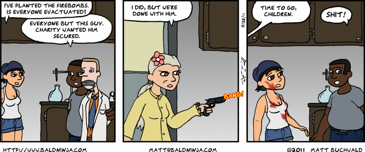 Comic graphic for 2011-09-28: Secured