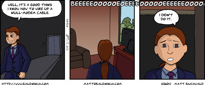 Comic graphic for 2011-09-29: Alarm